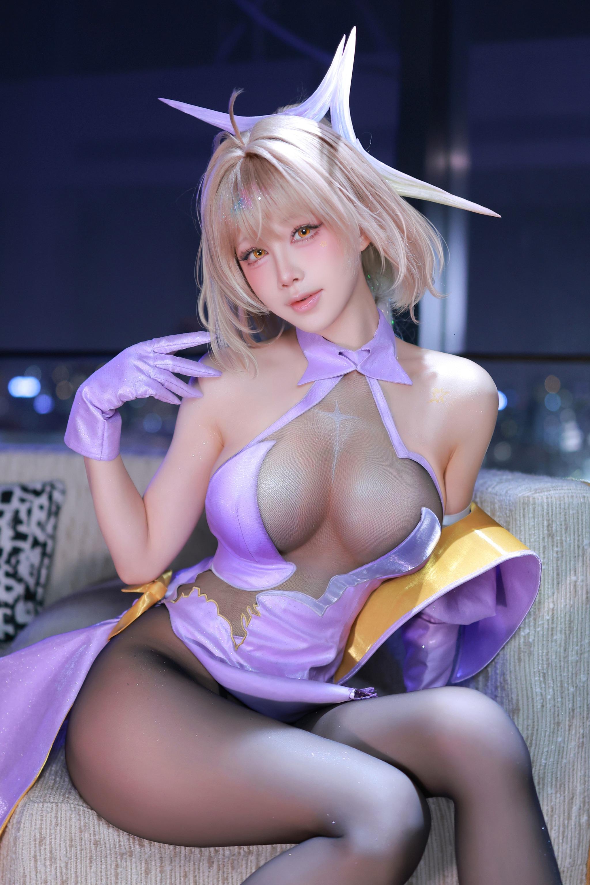图片[1]-水淼Aqua – NO.263 Nikke胜利女神 阿妮斯·超级巨星·星光[54P]-XikXak